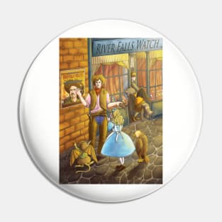 The Cowboy On River Street Pin