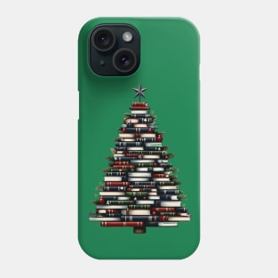 Book Christmas Tree Phone Case