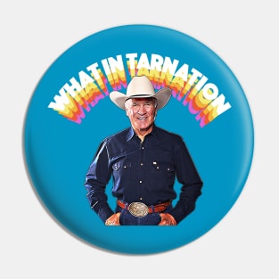 What In Tarnation Cowboy Design Pin