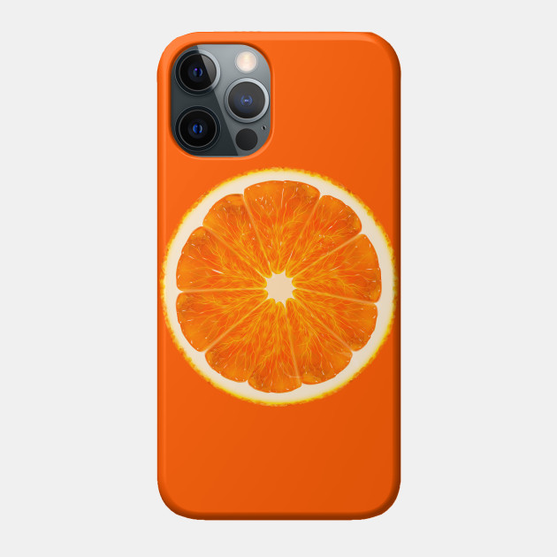 Orange Fruit Illustration - Orange Fruit - Phone Case