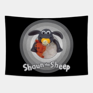 Vintage TV Series The Sheep Cartoon Shaun Tapestry