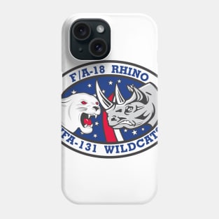 VFA-131 Wildcats - Rhino Phone Case