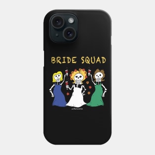 Skeleton Wedding WITHOUT white outline Phone Case