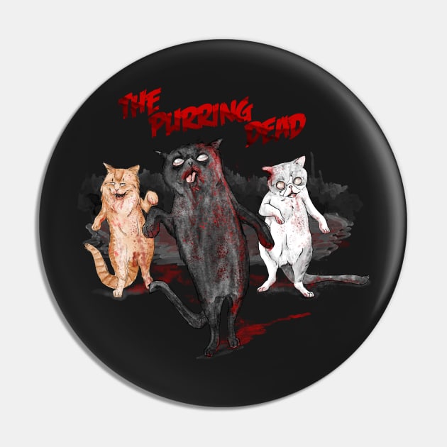 The Purring Dead Pin by plane_yogurt