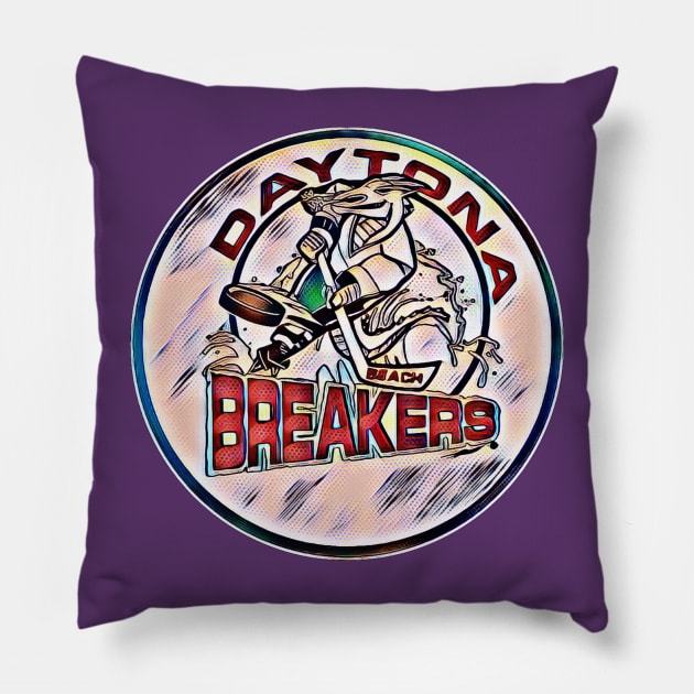 Daytona Beach Breakers Hockey Pillow by Kitta’s Shop