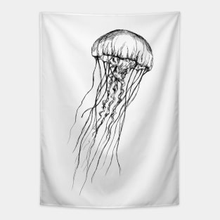 Jellyfish print Tapestry