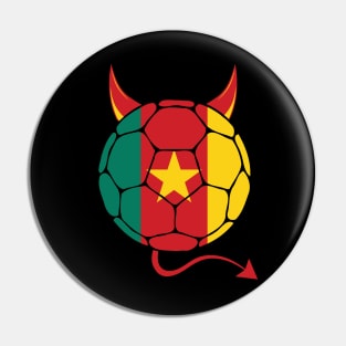 Cameroon Football Halloween Pin