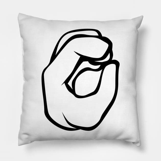 The Letter O Pillow by skullsntikis