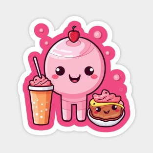 kawaii Ice cream  T-Shirt cute Candy food gilrl Magnet