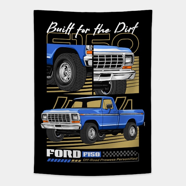 American F150 Pickup Car Tapestry by milatees