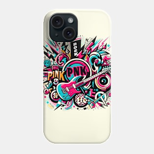 Music Insurrection: The Energy of Punk Rock Phone Case