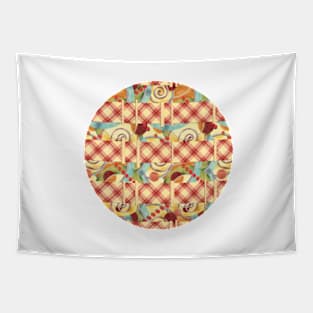 Plaid Europa Textile Design Tapestry