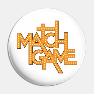 Match Game Pin