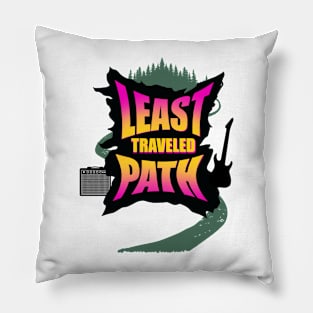 Least Traveled Path Pillow