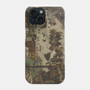 The Numbering at Bethlehem by Pieter Bruegel the Elder Phone Case