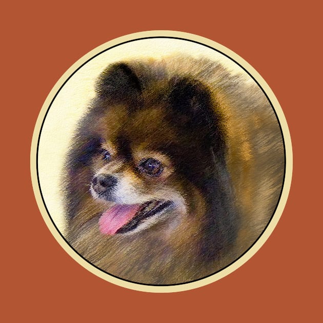 Pomeranian (Black and Tan) by Alpen Designs