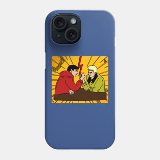 Funny Colorful Arm Wrestling Phone Case