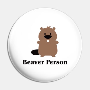 Beaver Lover Pin