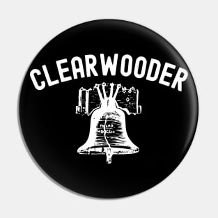 Clearwooder Clearwater Funny Philly Baseball Tee Pin