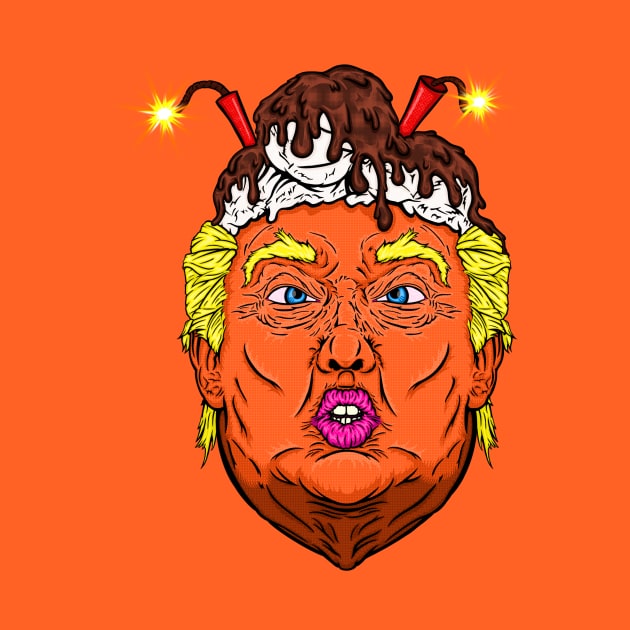 Trump head by gubbydesign