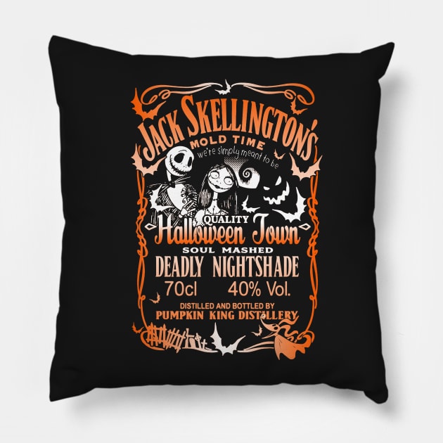 we're simply meant to be -  pumpkin spice edition Pillow by outlawalien