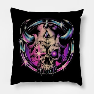 HORNED SKULL Pillow