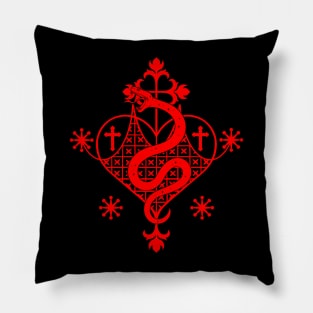 Marie Laveau Sigil Veve Voodoo Hoodoo Pillow