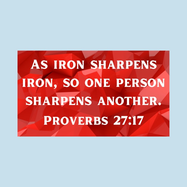 Bible Verse Proverbs 27:17 by Prayingwarrior