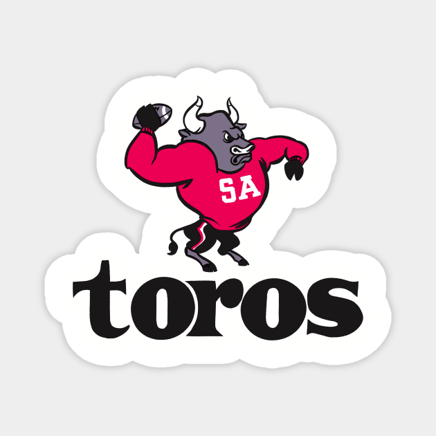 San Antonio Toros Magnet by sombreroinc