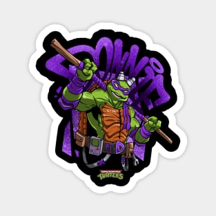 Teenage Mutant Ninja Turtle Donnie - Graffiti Cartoon Magnet