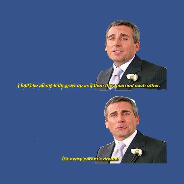 Michael Scott in the wedding‬‏ . The office by Yaman