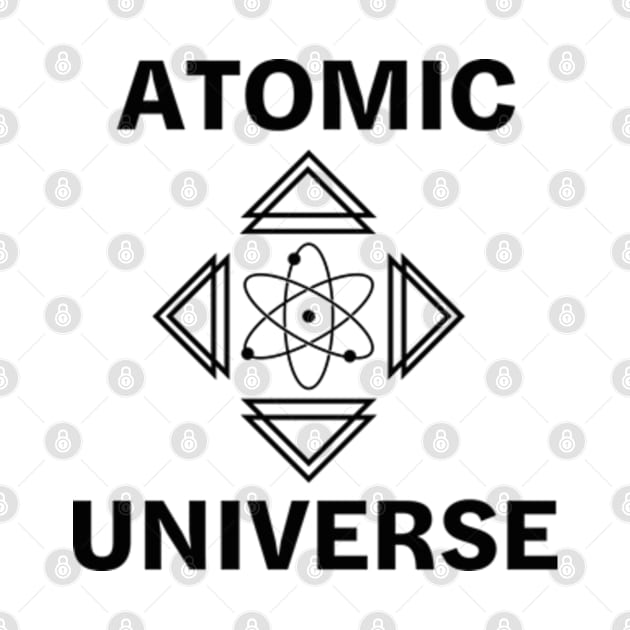 atomic universe Black by Loete Design