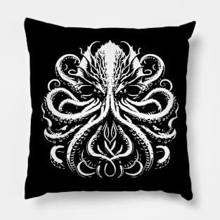 fantasy kraken Pillow