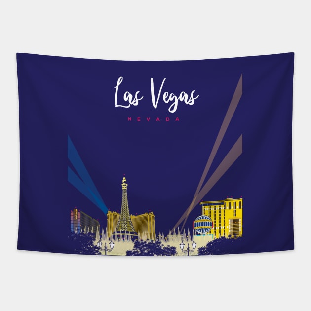 Las Vegas Tapestry by Sauher