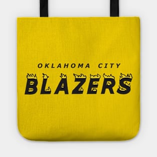 Oklahoma City Blazers logo Tote