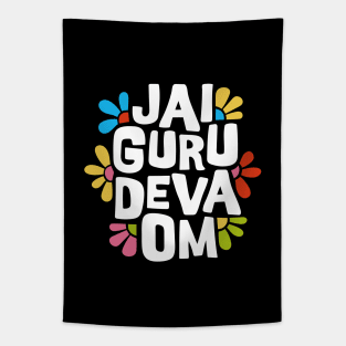 Jai Guru Deva Om 3 Tapestry