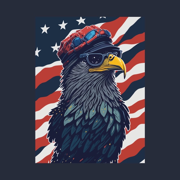 Patriotic Eagle by By_Russso