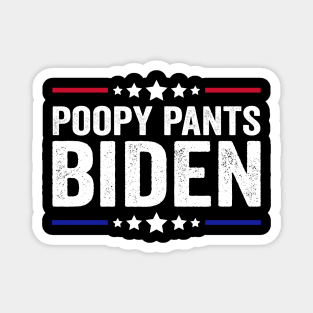Poopy pants biden Magnet