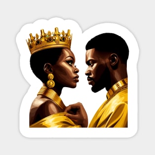 Afrocentric King And Queen Magnet