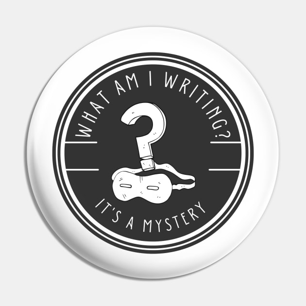 What am I writing? It's a Mystery Pin by PetraKDesigns