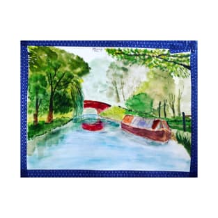 Canal Scene Painting T-Shirt