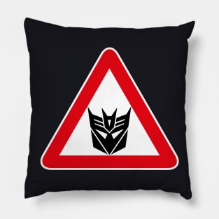 Decepticons - Warning Sign Pillow