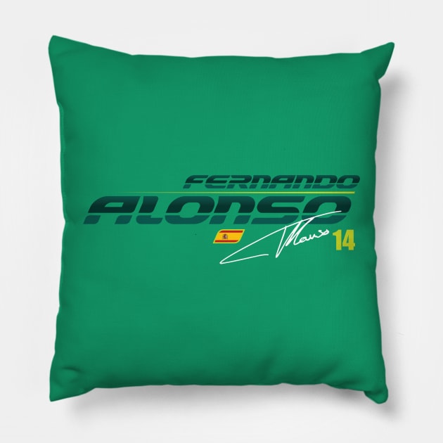 Alonso - 2024 Pillow by Nagorniak