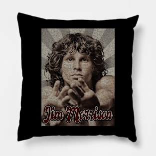 Vintage Classic Jim Morrison Pillow