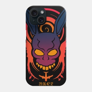 WAKE UP DESIGN  black tee donnie darko movie Phone Case