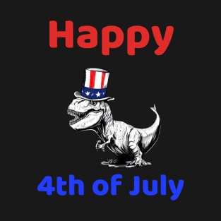 T rex 4th of july independence day T-Shirt