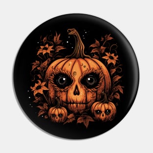 Halloween Pumpkin, Thanksgiving Art Pin