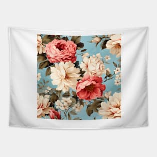 Shabby Chic Flowers Pattern 3 Tapestry