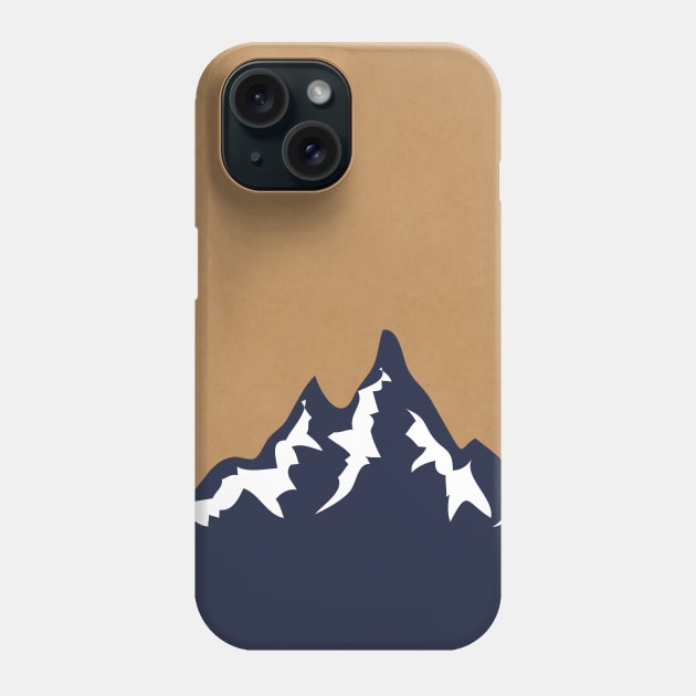 Cardboard Mountains Phone Case by lowercasev