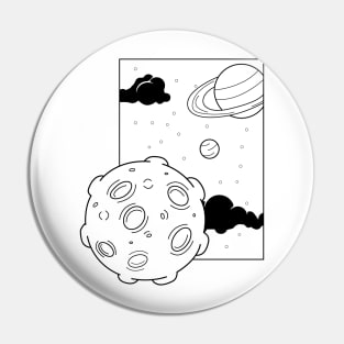 Copy of Galaxy - Coloring Tee Pin